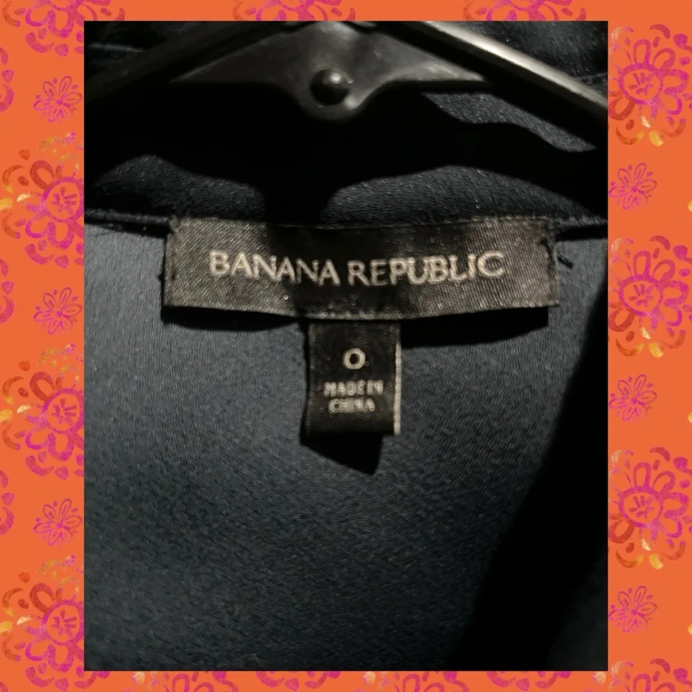 Banana Republic Navy Blue Summer Shorts Dress with Ruffles - Picture 3 of 4